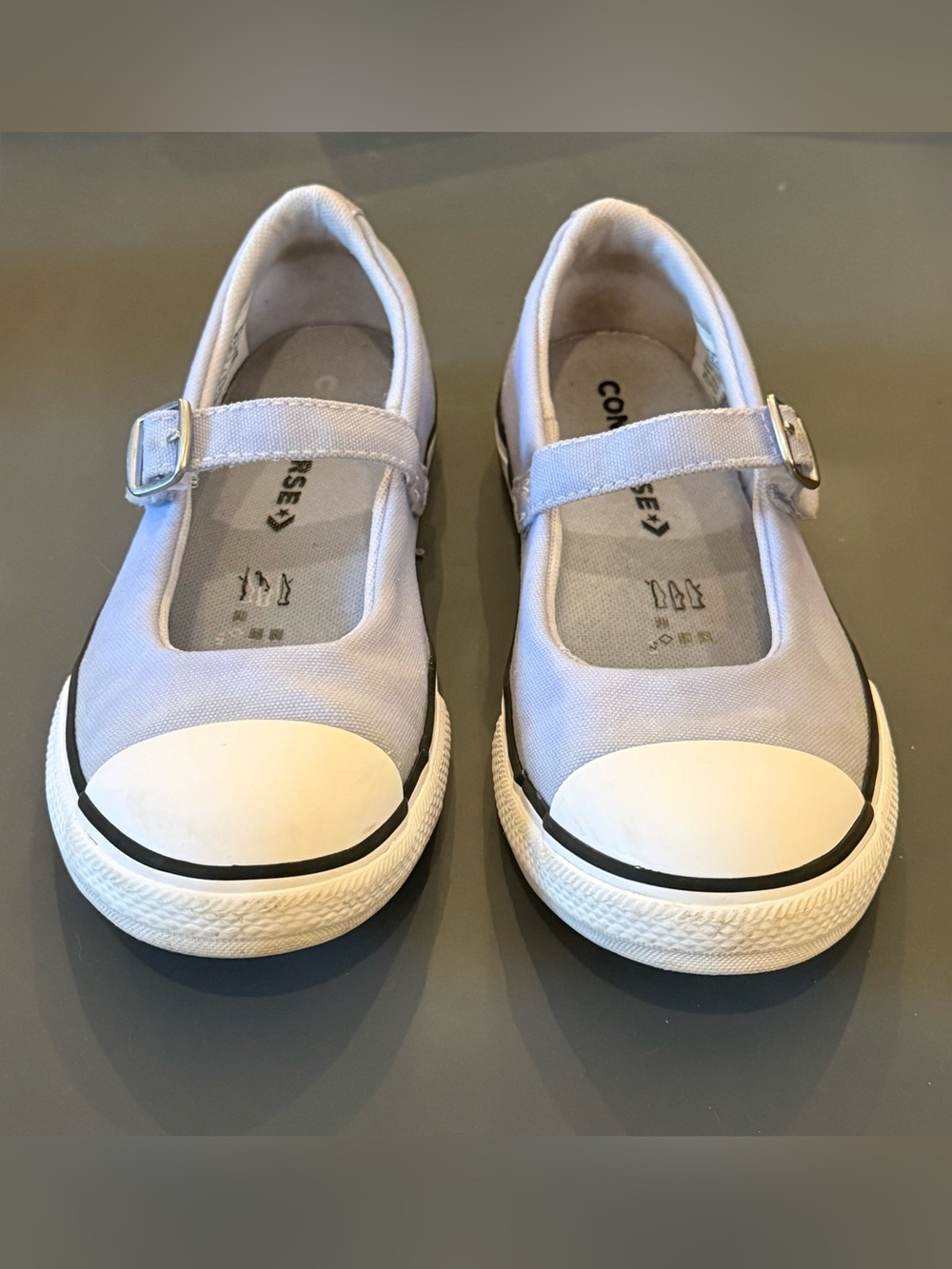 Converse Chuck Taylor All Star Dainty Mary Jane Sneakers Girl’s 1 Blueberry Ice - Picture 2 of 8